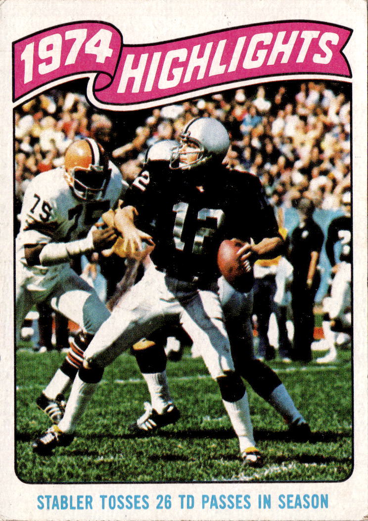 1975 Topps #458 Ken Stabler