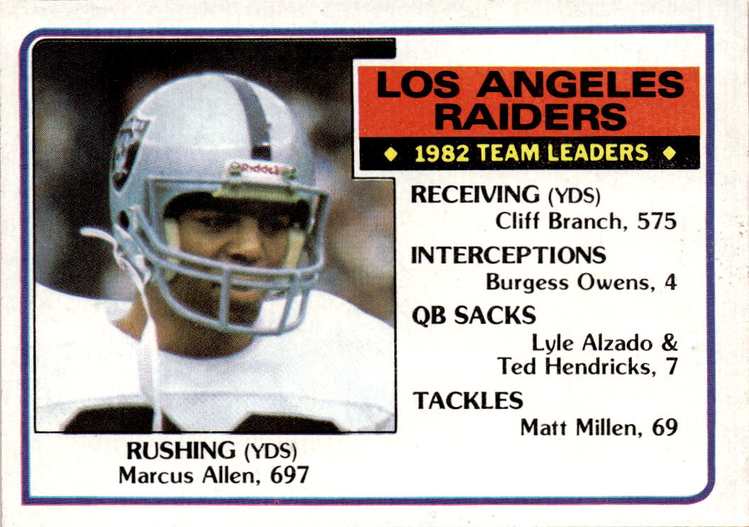 1983 Topps #293 Marcus Allen