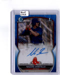 2023 Bowman Draft Nazzan Zanetello Chrome Prospect Auto Blue Wave Refractor /150