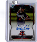 2023 Bowman Draft #CDA-CS Charlee Soto Chrome Prospect Autographs Refractor/499