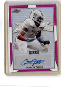 2019 Leaf Metal - Metal-Autograph-AAB-Etch-Blue #BA-CT1 Charles Turner #/20