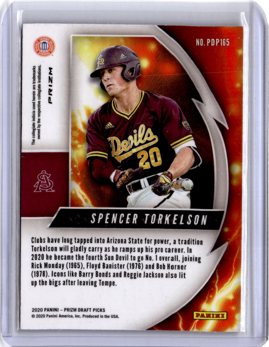 2020 Panini Prizm Draft Picks #PDP165 Spencer Torkelson Blue Prizm
