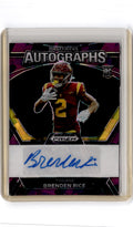 2024 Panini Prizm Draft Picks Brenden Rice Draft Picks Autographs Purple ice/99