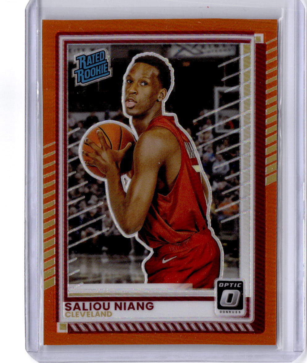 2025-26 Donruss #43 Saliou Niang Optic Orange #/175