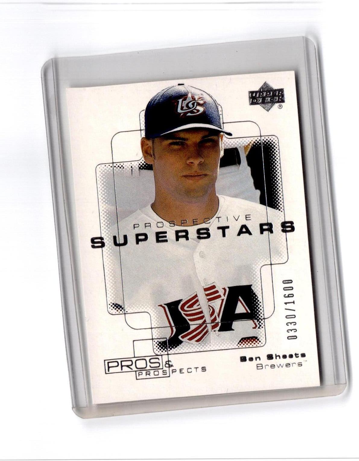 2000 Upper Deck Pros & Prospects #151 Ben Sheets #/1600