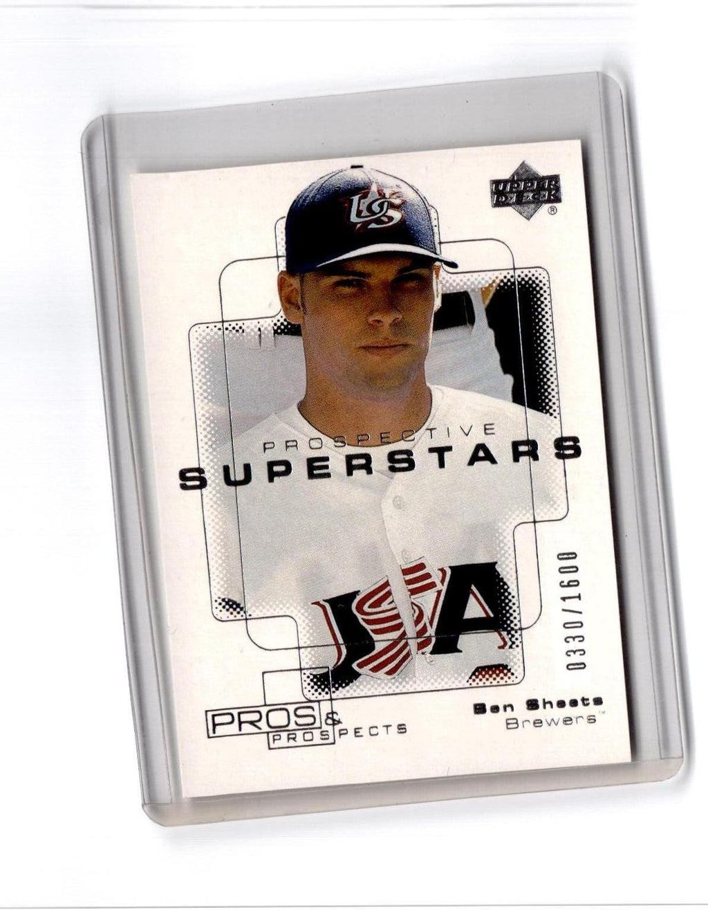 2000 Upper Deck Pros & Prospects #151 Ben Sheets #/1600