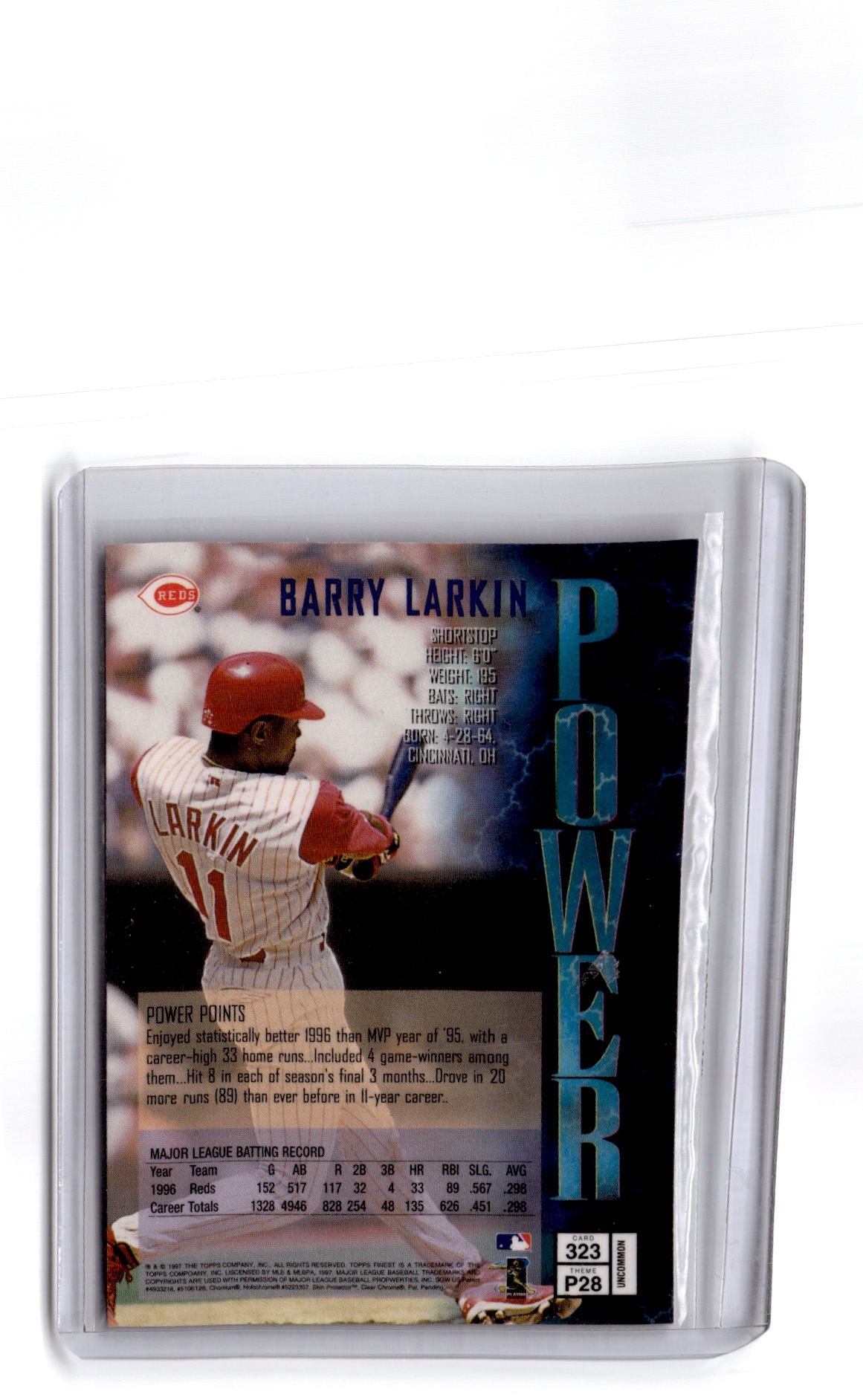 1997 Finest #323 Barry Larkin