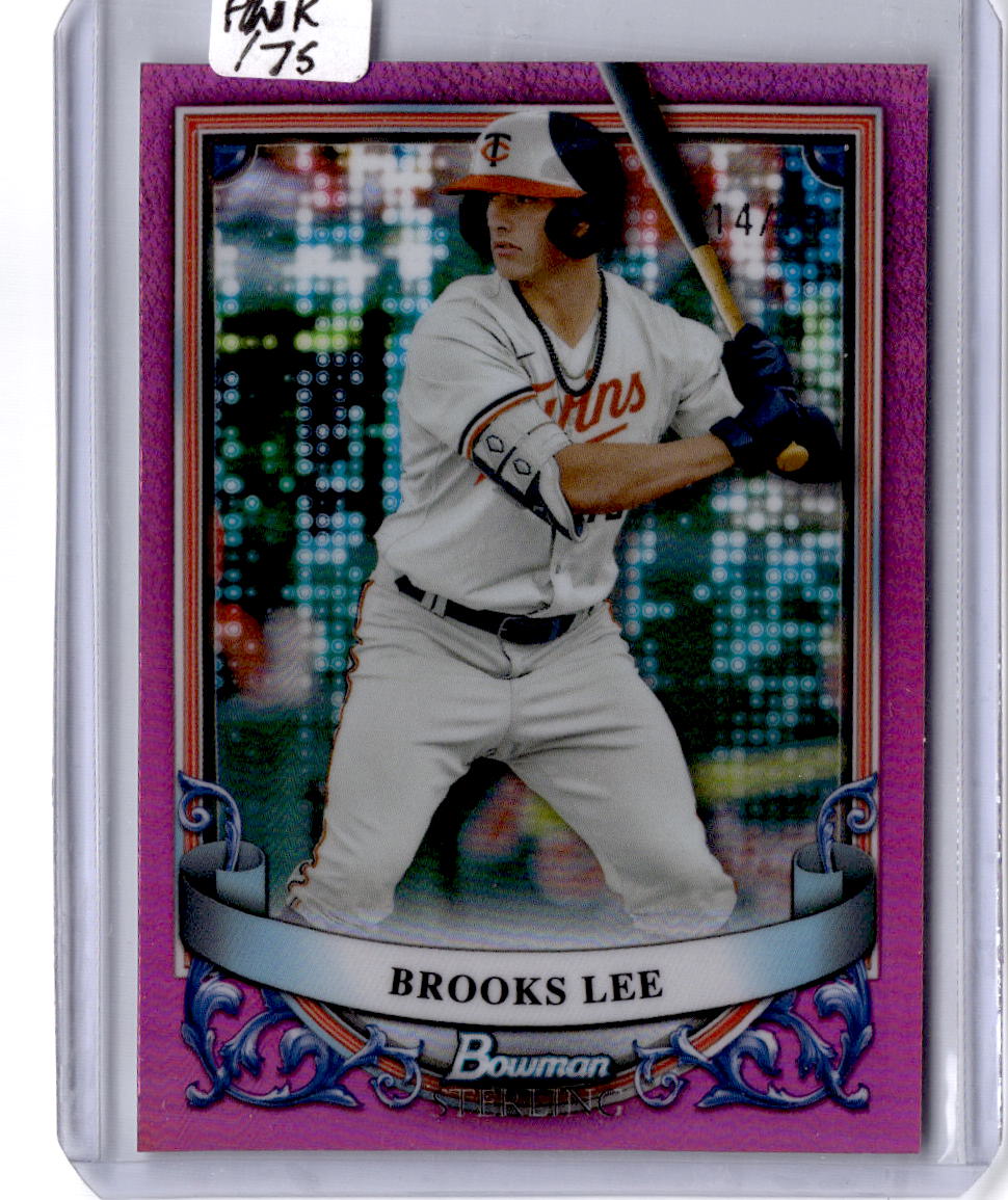 2024 Bowman Sterling #BSP-16 Brooks Lee Magenta Refractor #/75