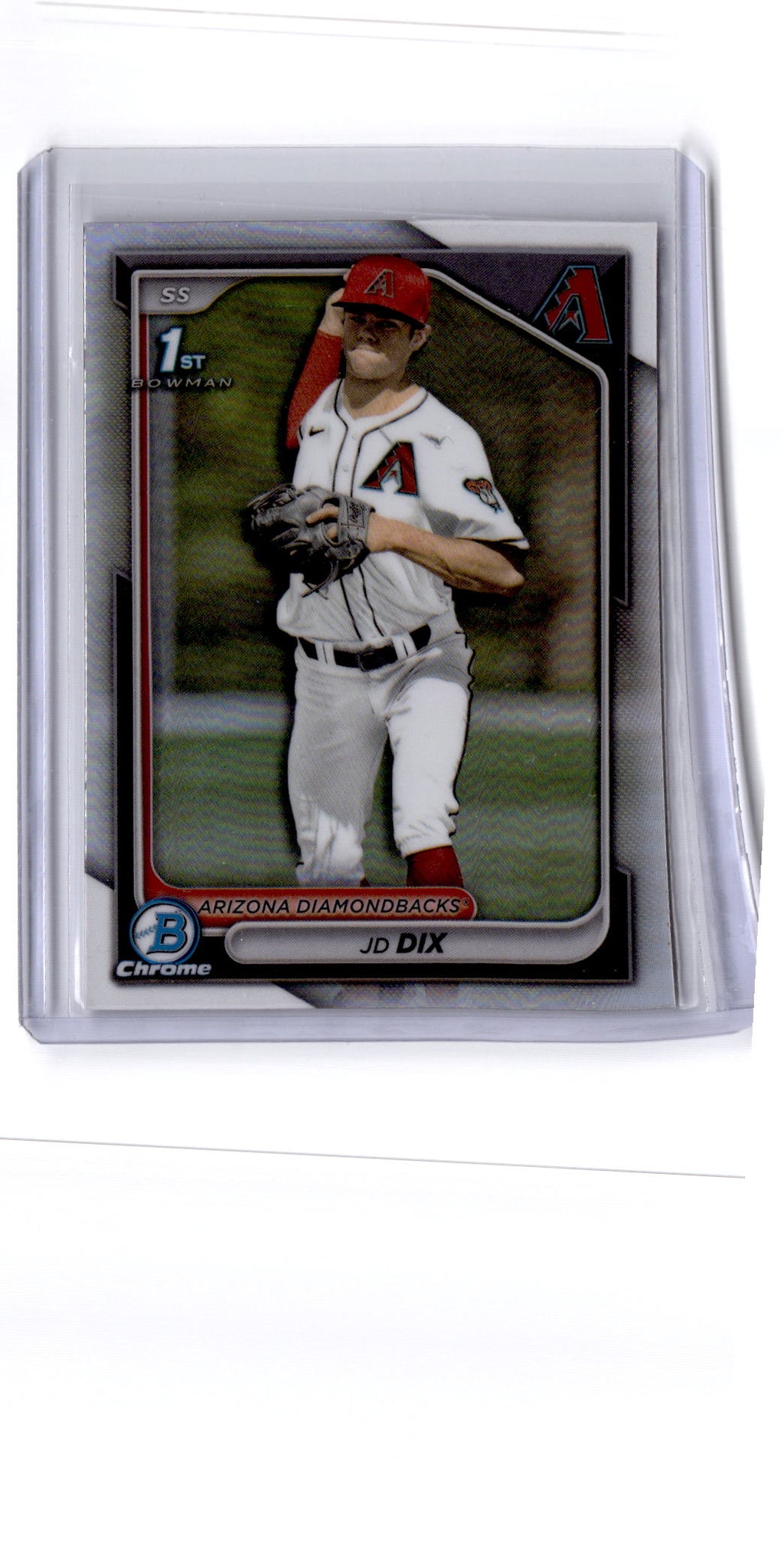 2024 Bowman Draft #BDC-35 JD Dix Chrome Refractor