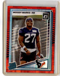 2025 Donruss #377 Woody Marks Optic Rated Rookies Preview Red Pandora