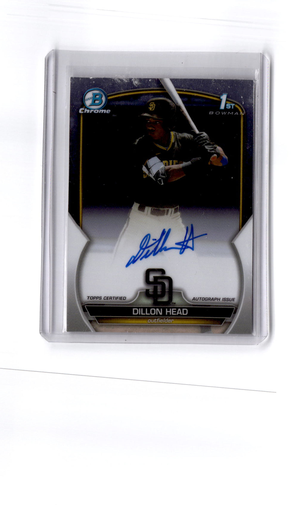 2023 Bowman Draft #CDA-DHE Dillon Head Chrome Prospect Autographs