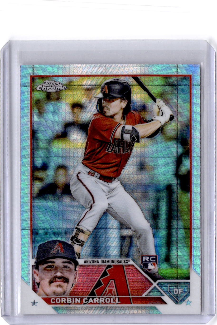 2023 Topps Chrome #95 Corbin Carroll Prism Refractors