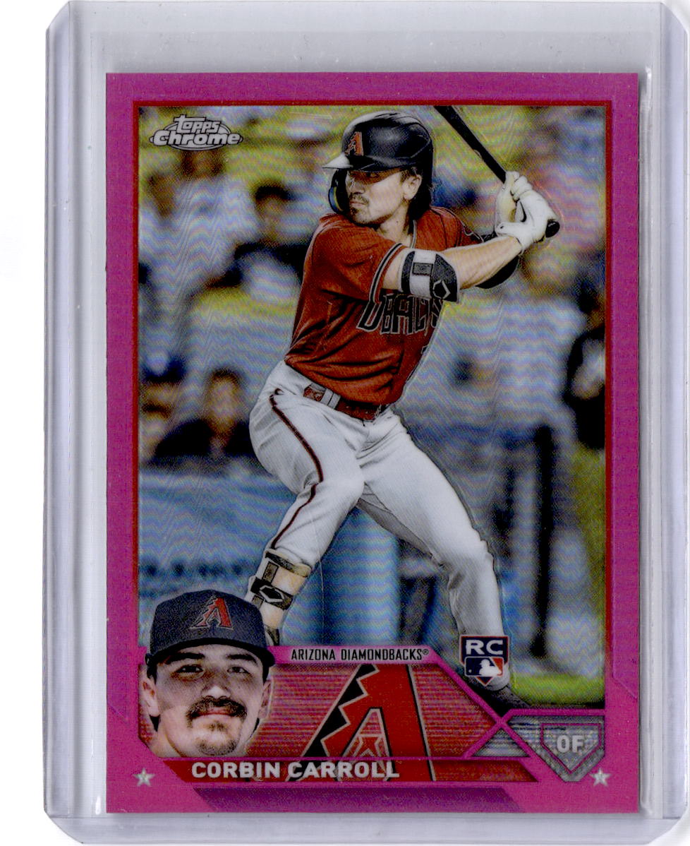 2023 Topps Chrome #95 Corbin Carroll Pink Refractors