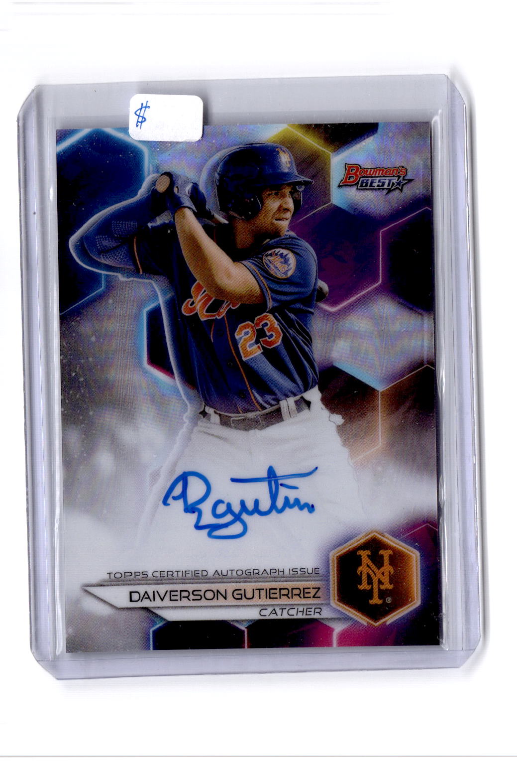 2023 Bowman's Best #B23-DG Daiverson Gutierrez Best of 2023 Autographs