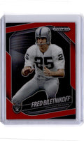 2025 Panini Prizm Black #109 Fred Biletnikoff Prizms Red #/299