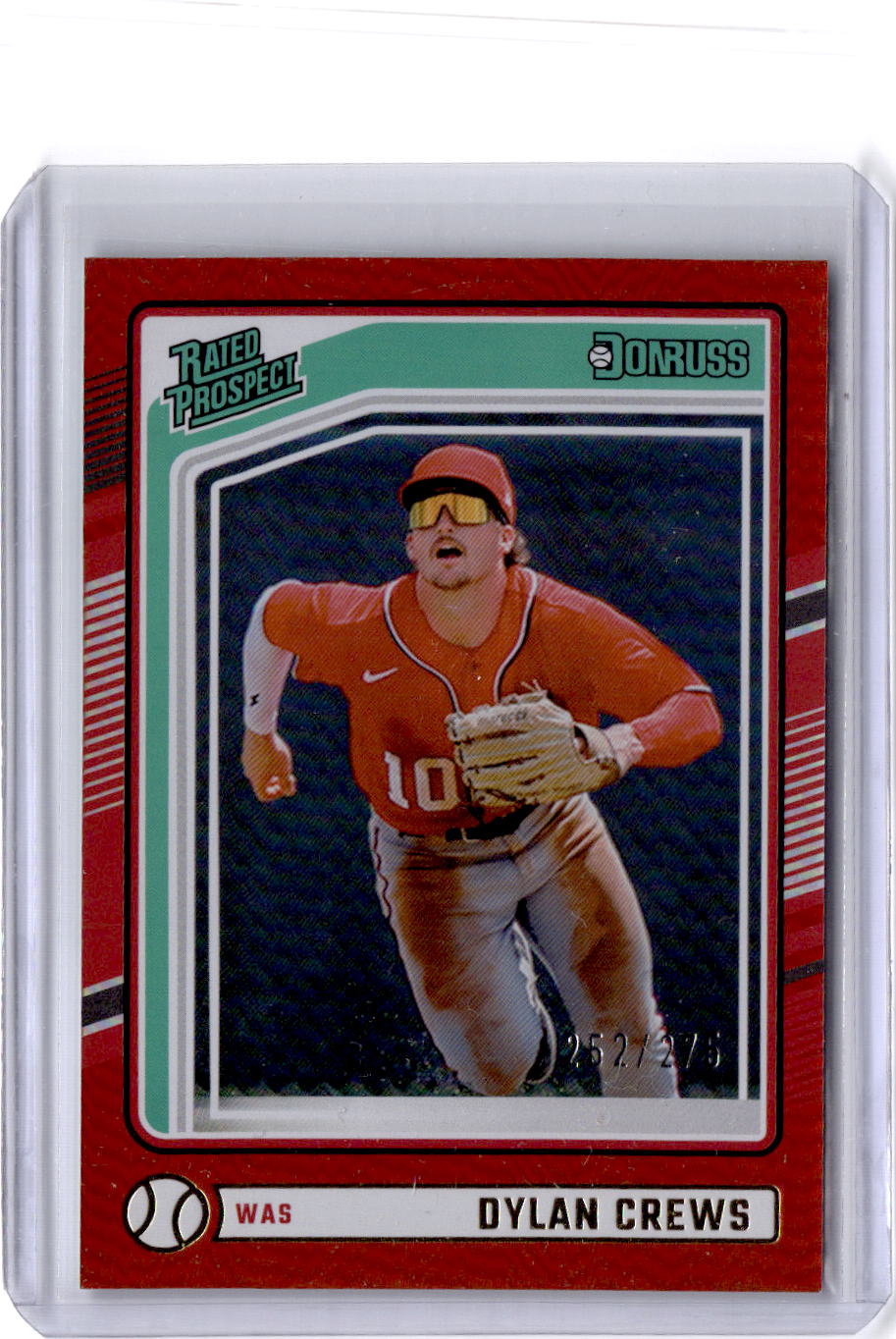 2024 Donruss #136 Dylan Crews Red #/275