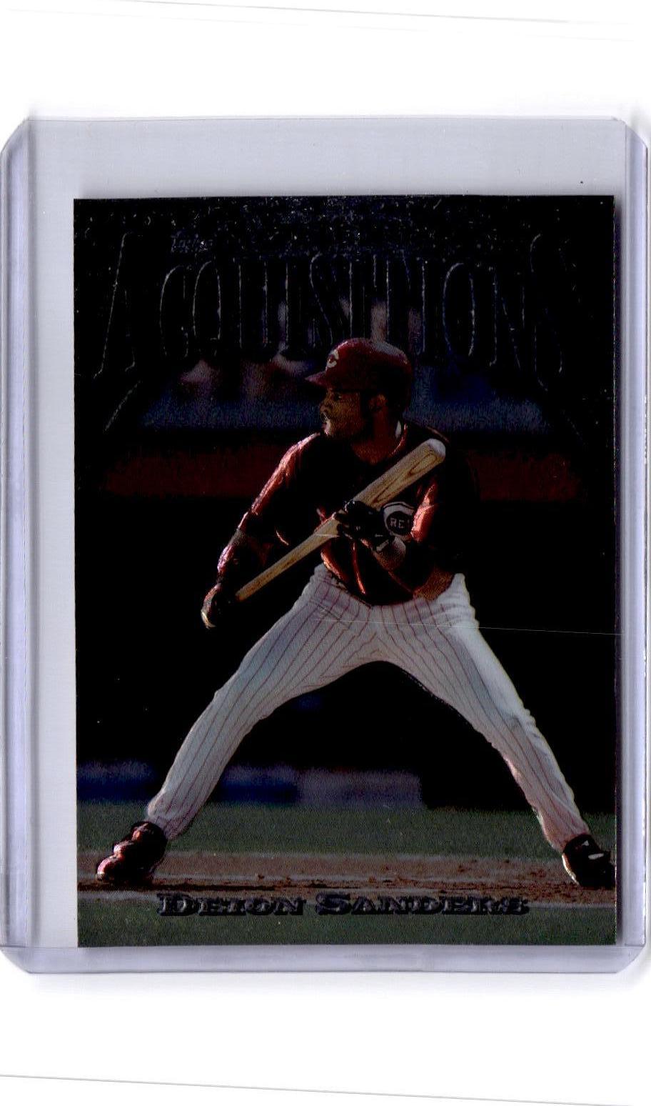 1997 Finest #299 Deion Sanders Embossed