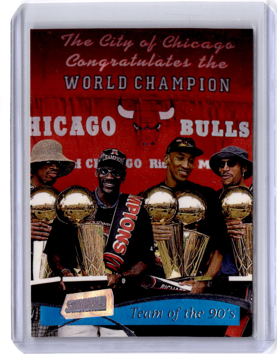 1997-98 Stadium Club #5 Bulls - Team of the 90s