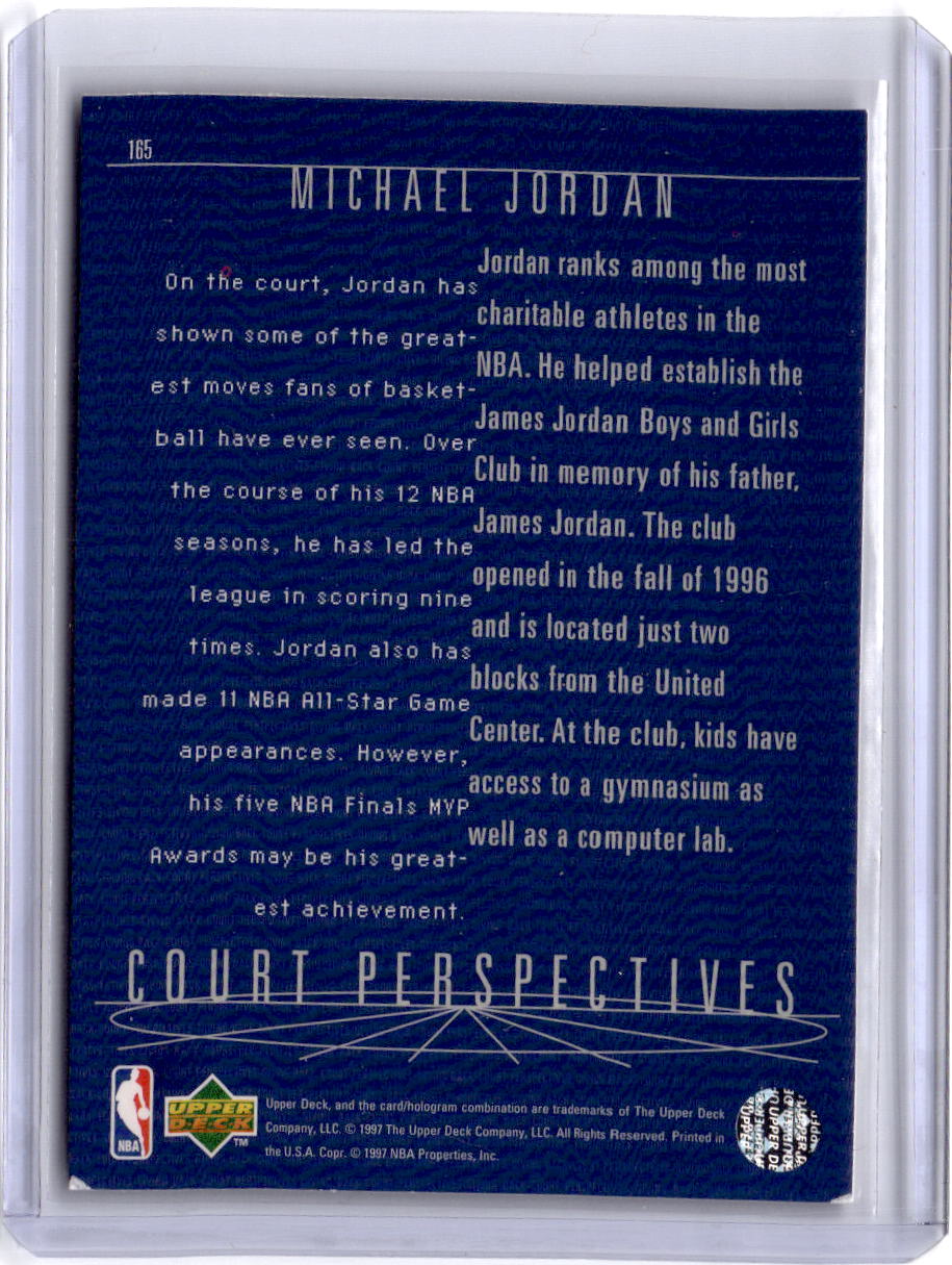 1997-98 Upper Deck #165 Michael Jordan