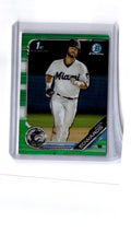 2019 Bowman Draft #BDC-168 Evan Edwards Chrome Green Refractor #/99