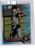 2022 Bowman Draft #BDC-118 Troy Melton Chrome Sky Blue Refractor
