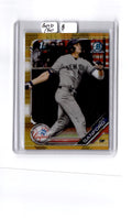 2019 Bowman Draft #BDC-82 Jake Sanford Chrome Gold Refractor #/50