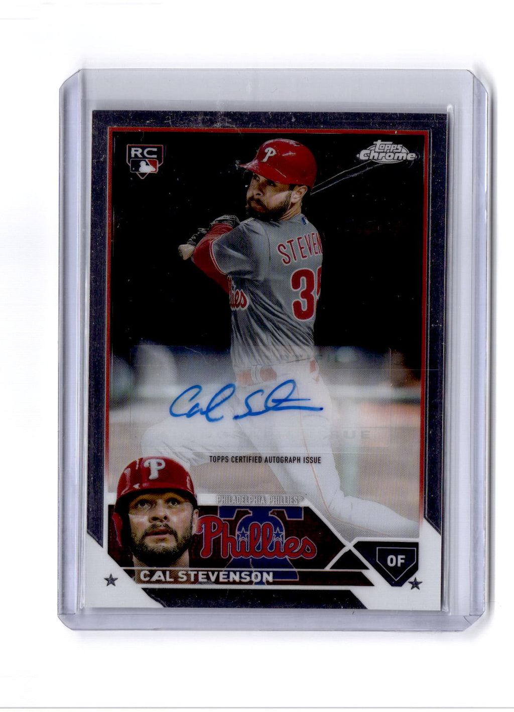 2023 Topps Chrome Update #AC-CST Cal Stevenson Autographs