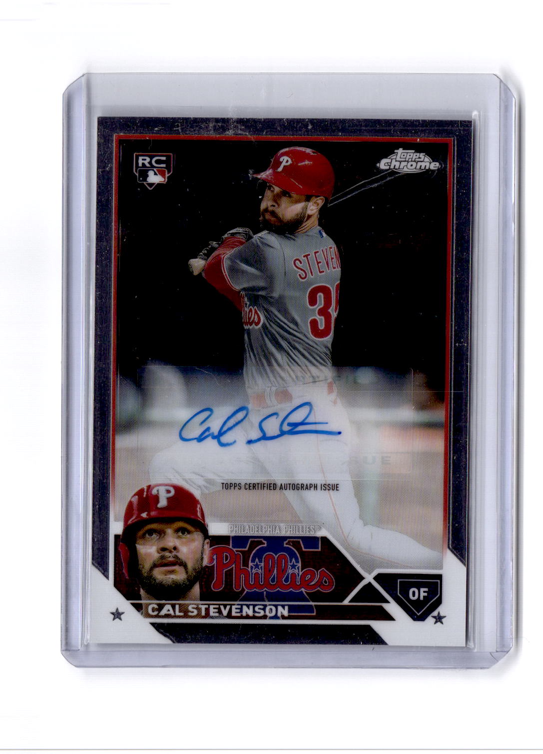 2023 Topps Chrome Update #AC-CST Cal Stevenson Autographs