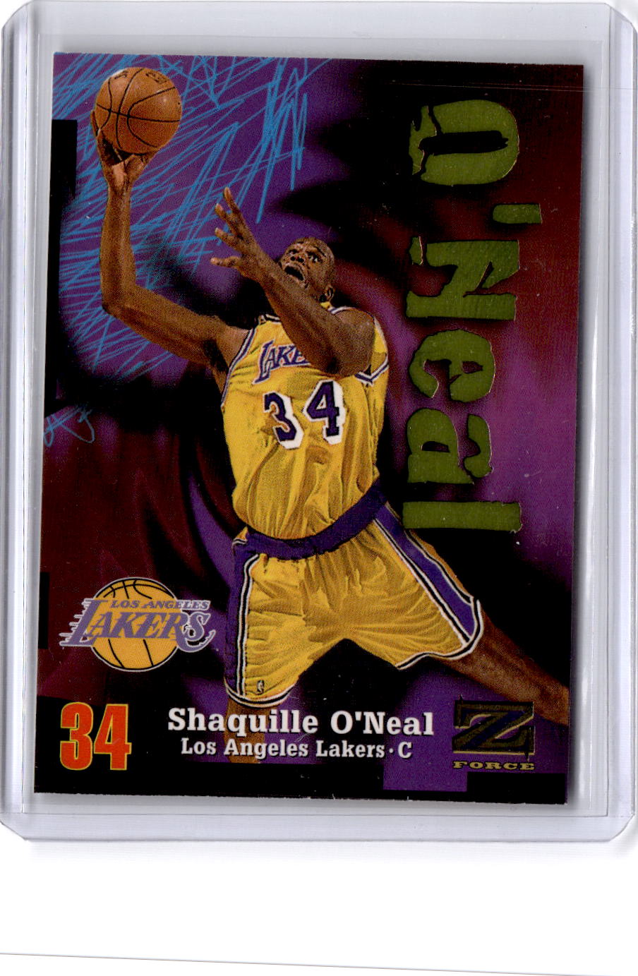 1997-98 SkyBox Z-Force #34 Shaquille O'Neal