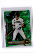 2022 Bowman Draft Sapphire Edition #BDC-157 Tres Gonzalez Green #/50