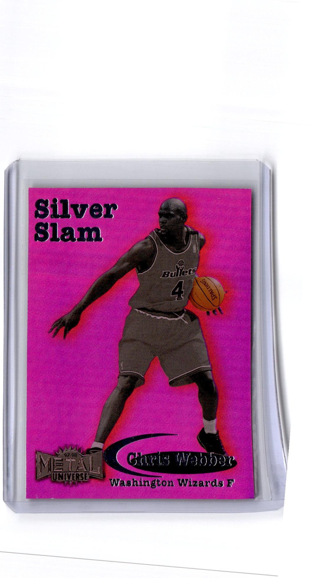 1997-98 Metal Universe #20 SS Chris Webber Silver Slam