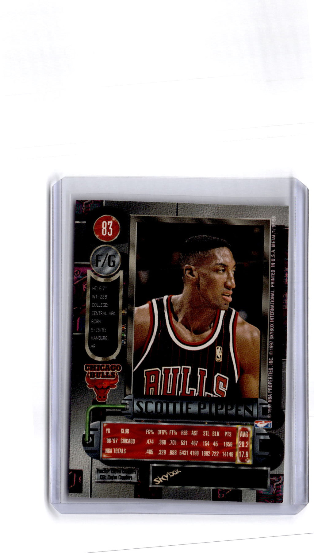 1997-98 Metal Universe #83 Scottie Pippen