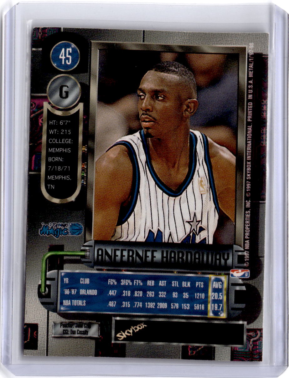 1997-98 Metal Universe #45 Anfernee Hardaway