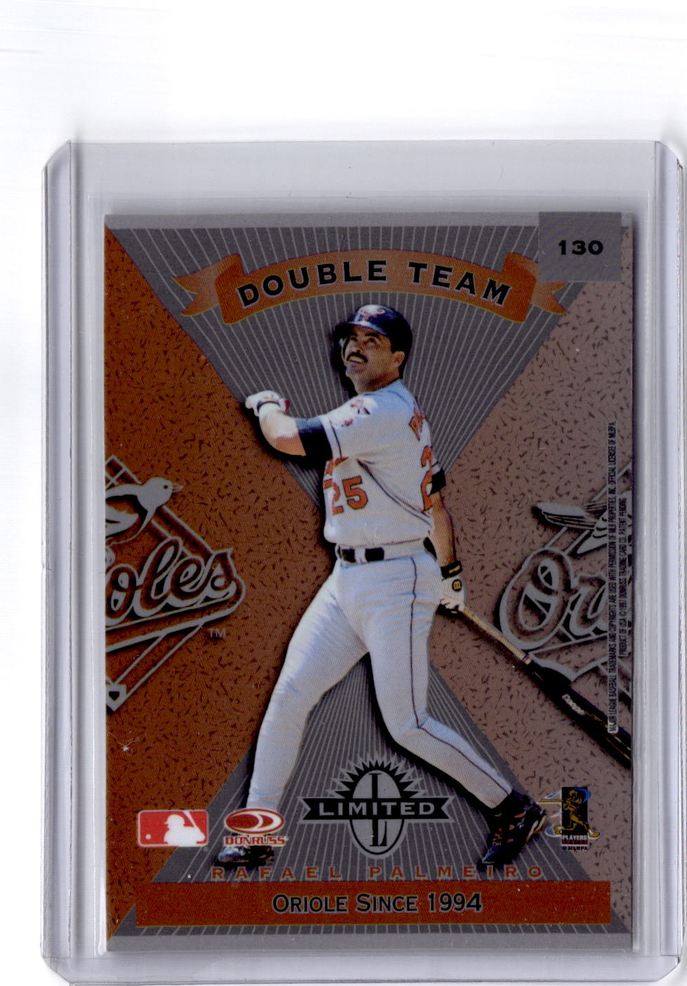 1997 Donruss Limited #130 Brady Anderson / Rafael Palmeiro