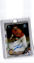 2019 Bowman Draft #CDA-LW Logan Wyatt Chrome Draft Pick Autographs
