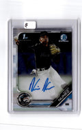 2019 Bowman Draft #CDA-NN Nasim Nunez Chrome Draft Pick Autographs