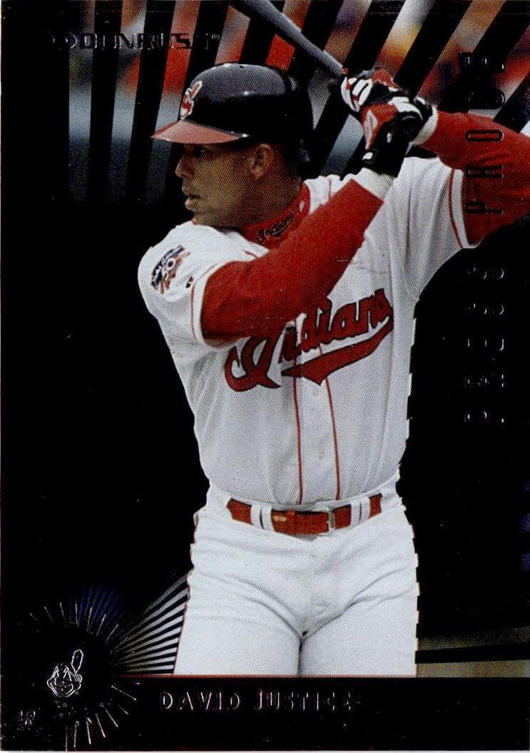1997 Donruss #291 David Justice Press Proofs Silver