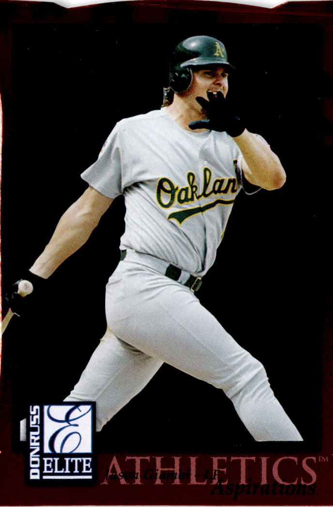 1998 Donruss Elite #51 Jason Giambi Aspirations