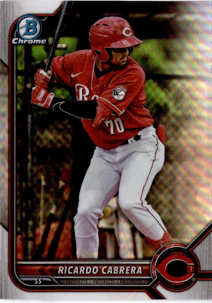 2022 Bowman Draft #BDC-139 Ricardo Cabrera Chrome Refractor