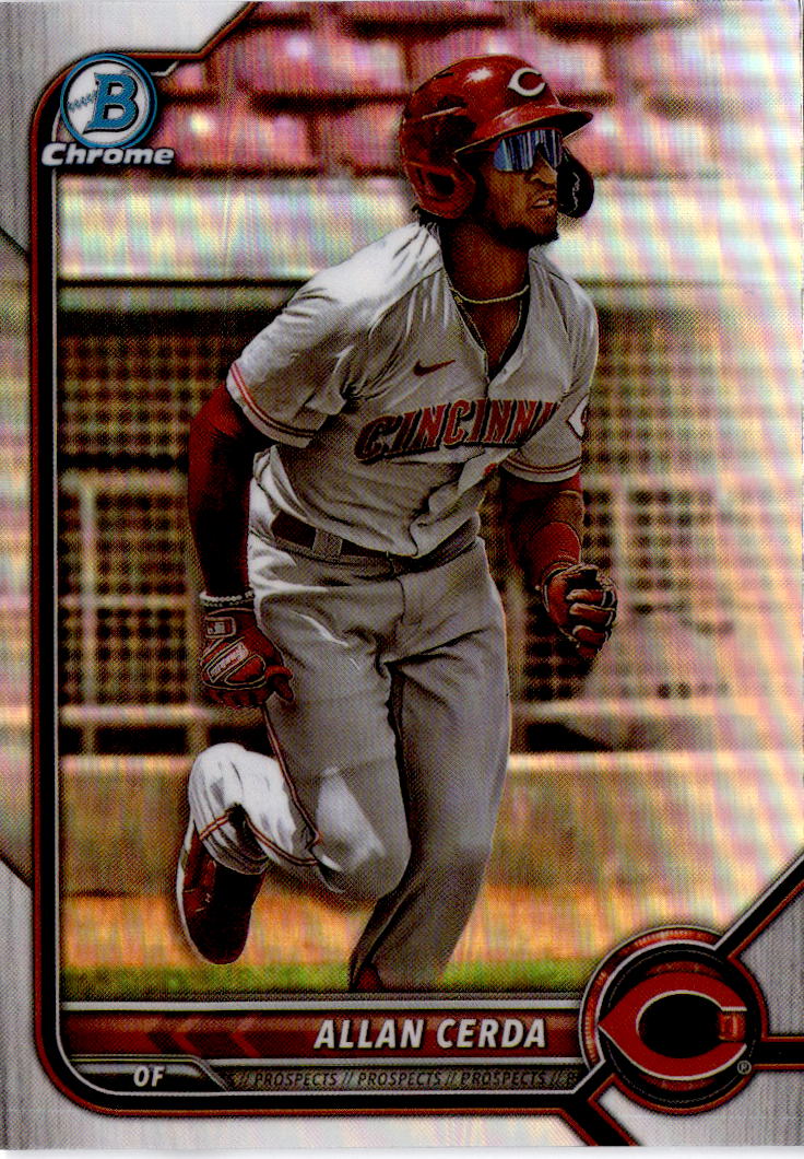 2022 Bowman Draft #BDC-22 Allan Cerda Chrome Refractor