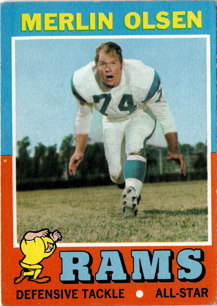 1971 Topps #125 Merlin Olsen