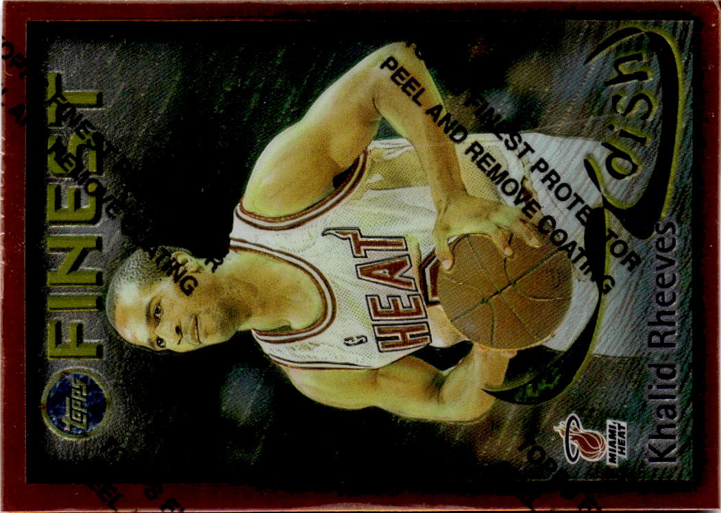1995-96 Finest #DS14 Khalid Reeves / Glen Rice Dish and Swish