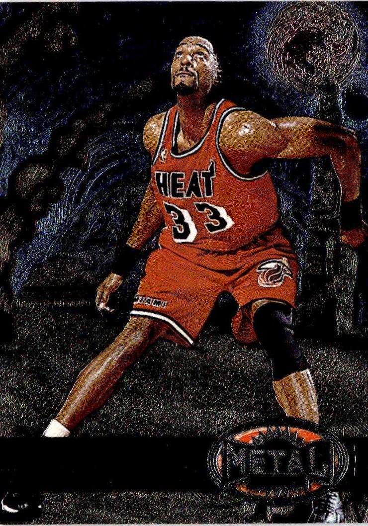1997-98 Metal Universe #7 Alonzo Mourning