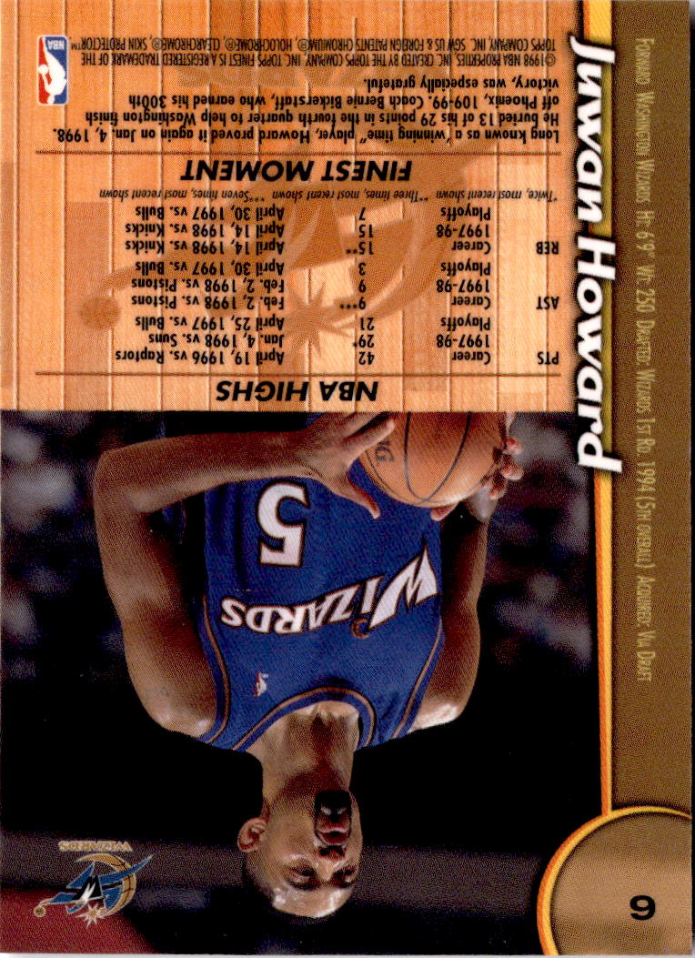 1998-99 Finest #6 Juwan Howard
