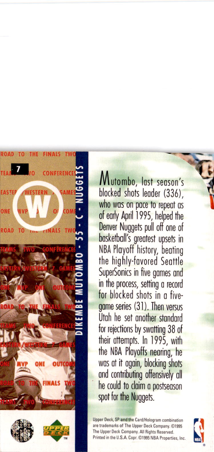 1994-95 SP Championship #135 Chris Webber