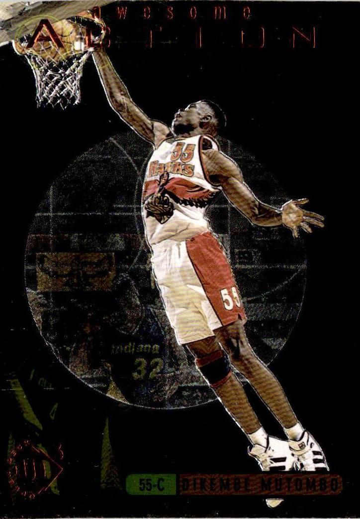 1997-98 Upper Deck UD3 #A18 Dikembe Mutombo Awesome Action