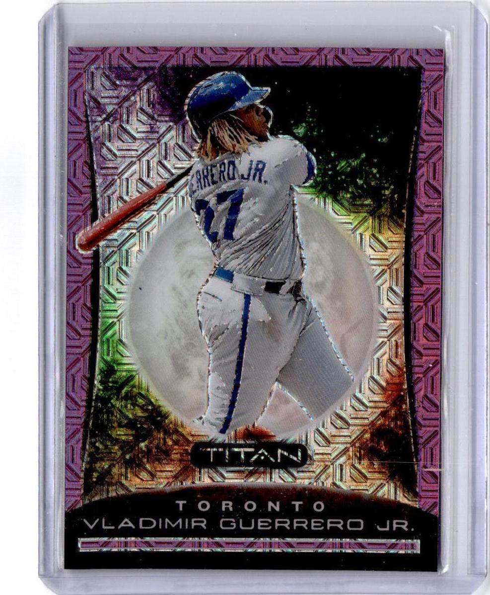 2020 Chronicles #12 Vladimir Guerrero Jr. Contenders Optic Purple Mojo #/75