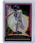 2020 Chronicles #12 Vladimir Guerrero Jr. Contenders Optic Purple Mojo #/75
