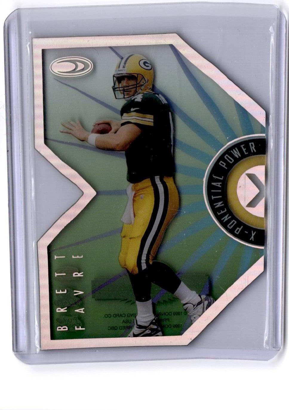 1999 Donruss Preferred QBC #8a Brett Favre X-Ponential Power #/2500