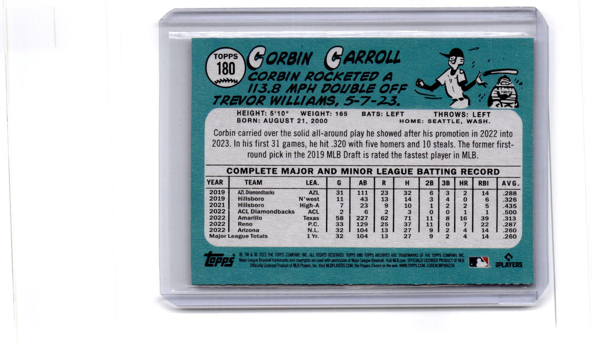 2023 Topps Archives #180b Corbin Carroll